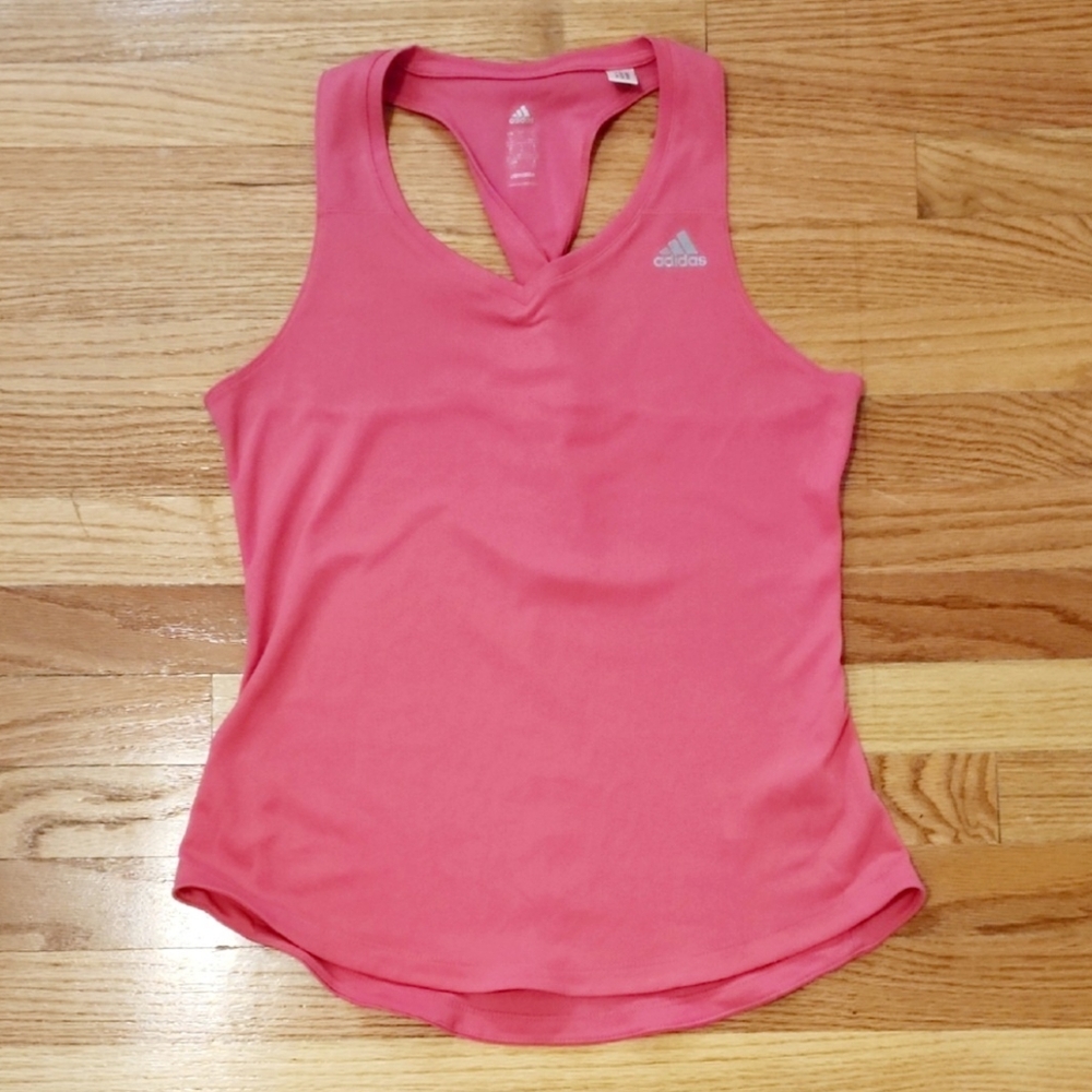 Adidas Women's Climalite Pink Workout Tank Top Size S - Light & Breathable Top